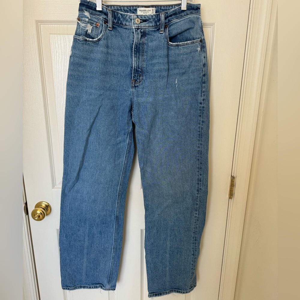 Abercrombie & Fitch 90s Relaxed High Rise Jeans - Curve Love